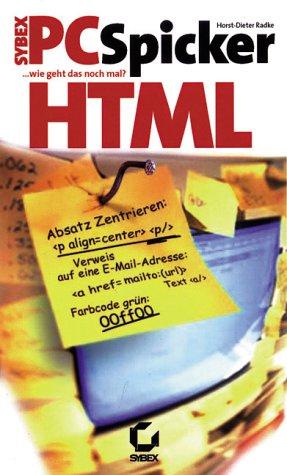 Cover for PC Spicker HTML.