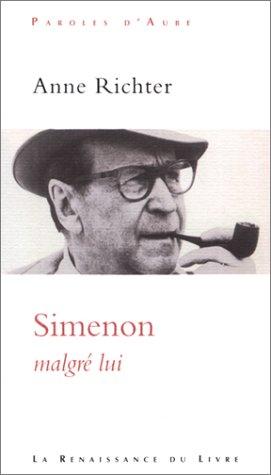Cover for Simenon malgré lui
