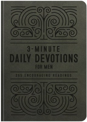 Cover for 3-Minute Daily Devotions for Men: 365 Encouraging Readings