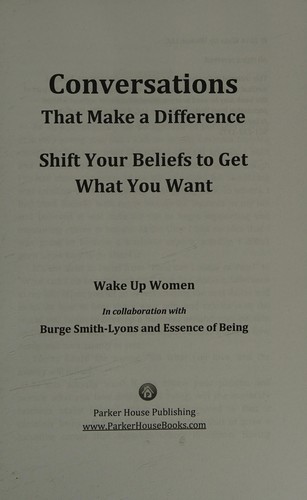 Cover for Conversations That Make a Difference