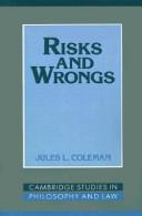 Cover for Risks and wrongs