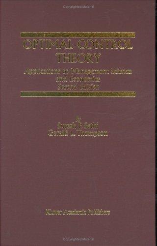 Cover for Optimal Control Theory - Applications to Management Science and Economics (Second Edition)