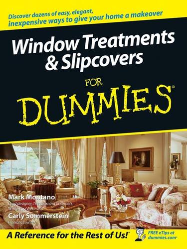Cover for Window Treatments & Slipcovers For Dummies