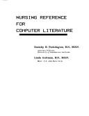 Cover for Nursing reference for computer literature