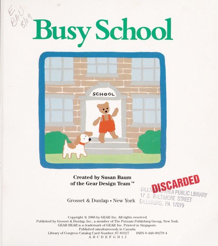 Cover for Busy school