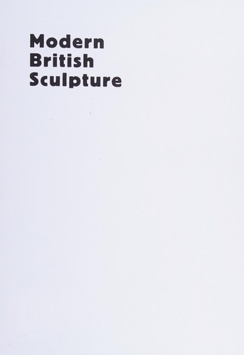 Cover for Modern British sculpture