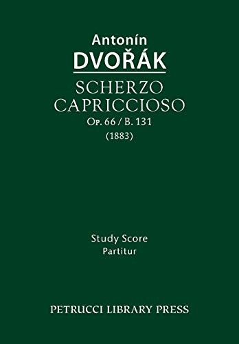 Cover for Scherzo capriccioso, Op.66 / B.131