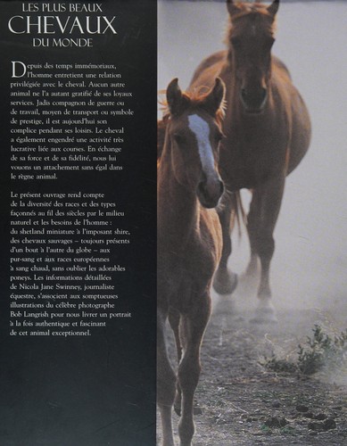 Cover for Les plus beaux chevaux du monde