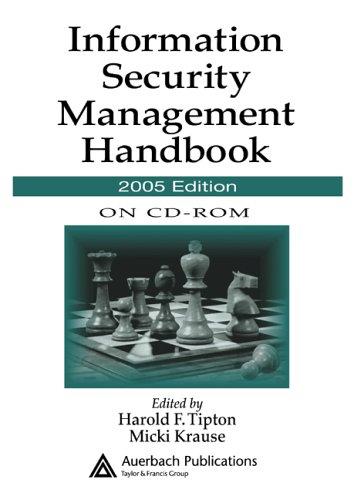 Cover for Information Security Management Handbook on CD-ROM, 2005 Edition