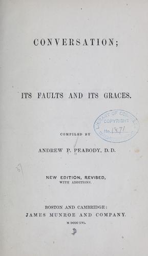 Cover for Conversation