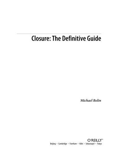 Cover for Closure