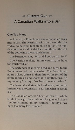 Cover for Canadian Walks into a Bar...