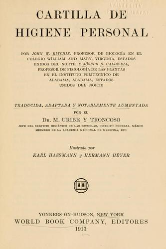 Cover for Cartilla de higiene personal