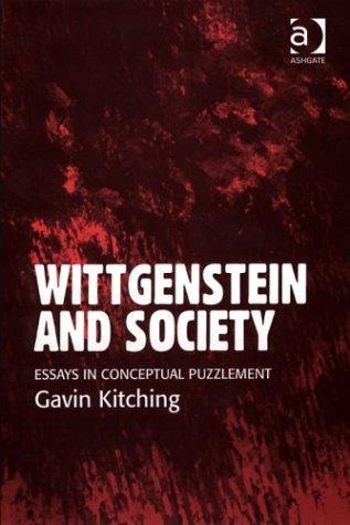 Cover for Wittgenstein and society