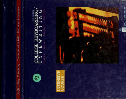 Cover for College Keyboarding Typewriting