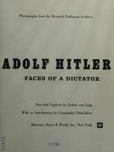 Cover for Adolf Hitler