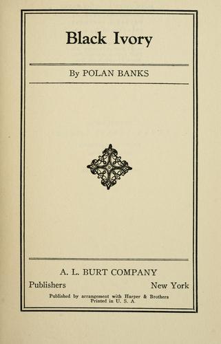 Cover for Black ivory