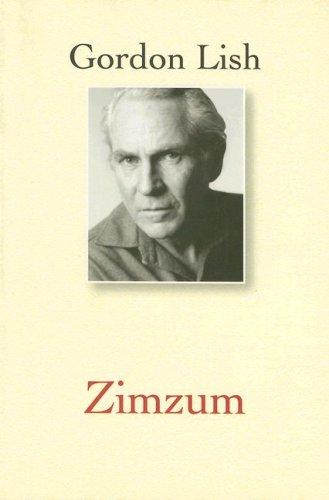 Cover for Zimzum (Lish, Gordon)
