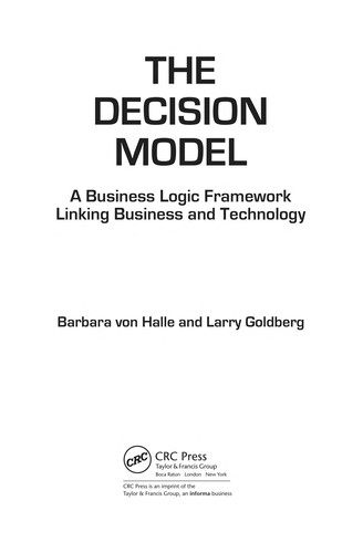 Cover for The decision model