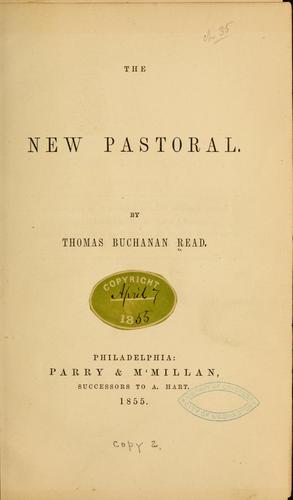 Cover for The new pastoral.