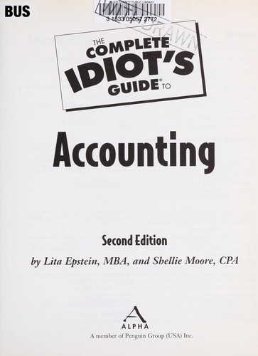 Cover for The complete idiot's guide to accounting