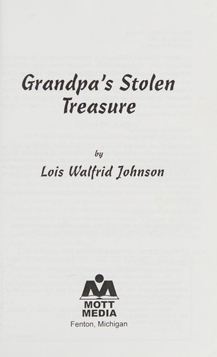Cover for Grandpa's stolen treasure