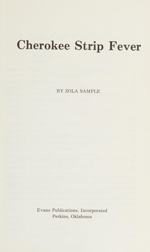 Cover for Cherokee Strip Fever