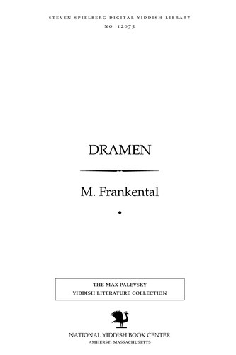 Cover for Dramen