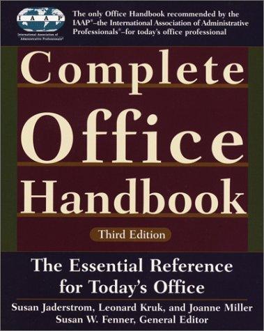 Cover for Complete office handbook