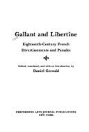 Cover for Gallant and libertine