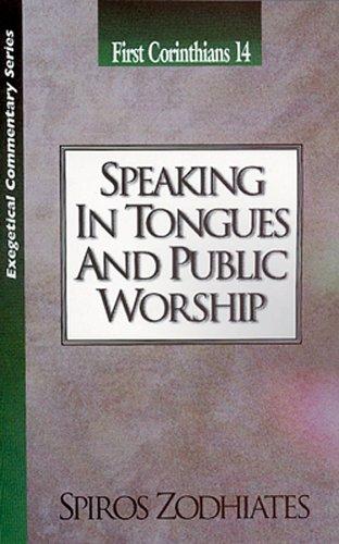 Cover for Speaking in Tongues and Public Worship