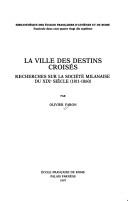 Cover for La ville des destins croisés