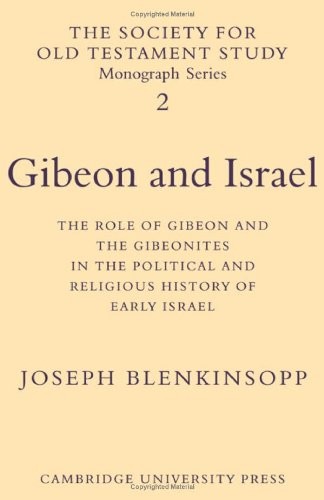 Cover for Gibeon and Israel