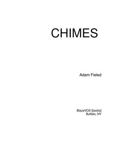 Cover for Book pdf: Chimes