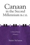 Cover for Canaan in the Second Millennium B.C.E.