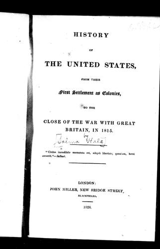Cover for History of the United States