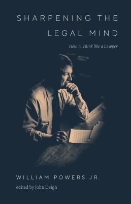 Cover for Sharpening the Legal Mind