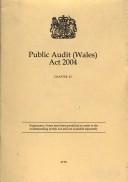 Cover for Public Audit (Wales) Act 2004