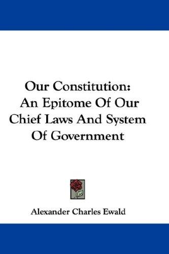 Cover for Our Constitution