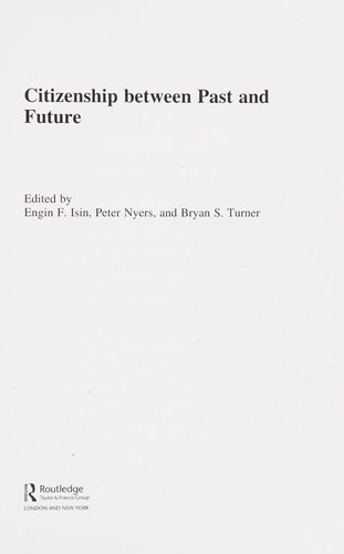 Cover for Citizenship Between Past and Future