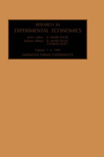 Cover for Emissions Permit Experiments (Research in Experimental Economics)