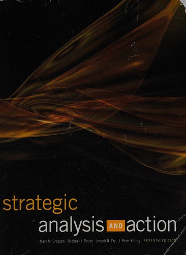 Cover for Strategic analysis and action