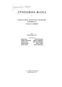 Cover for Papers in Greek Archaeology and History in Memory of Colin d Gordon (Mcgill University Monographs in Classical Archaeology and History, No 6)