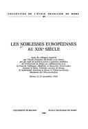 Cover for Les Noblesses européennes au XIXe siècle