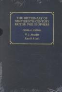 Cover for Dictionary of Nineteenth-Century British Philosophers