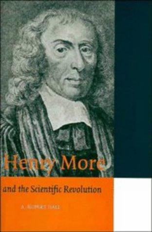 Cover for Henry More, and the scientific revolution