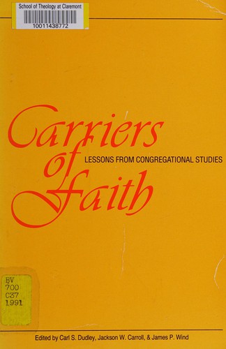 Cover for Carriers of faith
