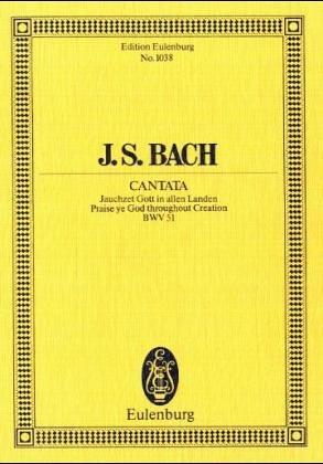 Cover for Cantata No. 51, "Dominica 15 Post Trinitatis et in Ogni Tempo"