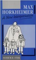 Cover for Max Horkheimer