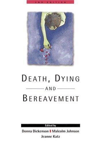 Cover for Death, dying, and bereavement.